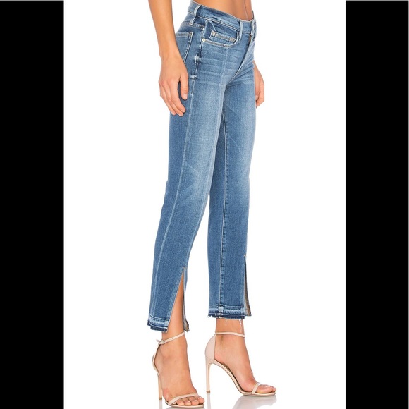 FRAME Le Nouveau Straight Front Split Raw hem 28 - Picture 4 of 15